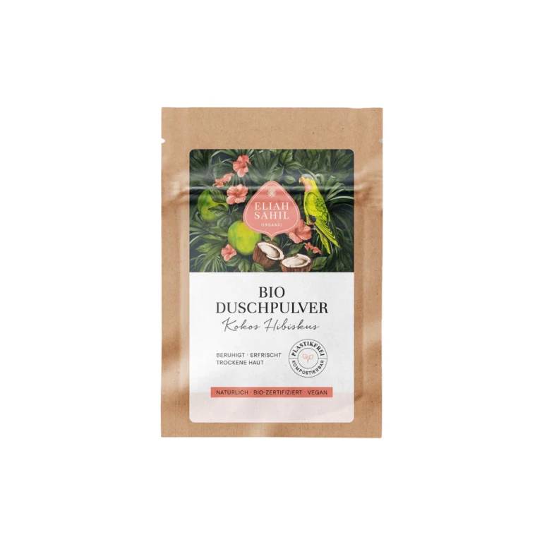 Organic Coconut Hibiscus Shower Powder 10 g