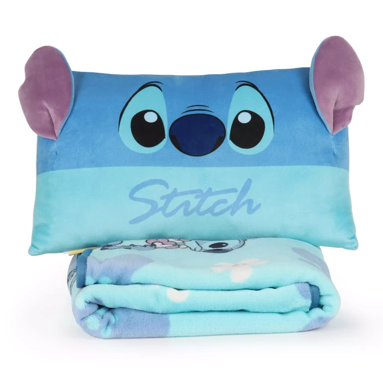 Hello Kitty 2 Piece Character Pillow and Throw Set:- Stitch