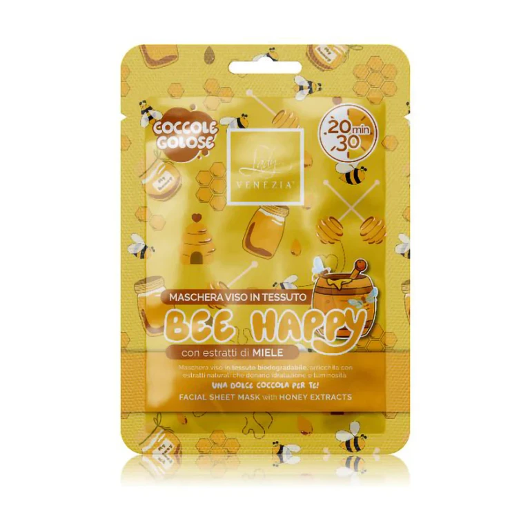 Bee Happy Sheet Face Mask