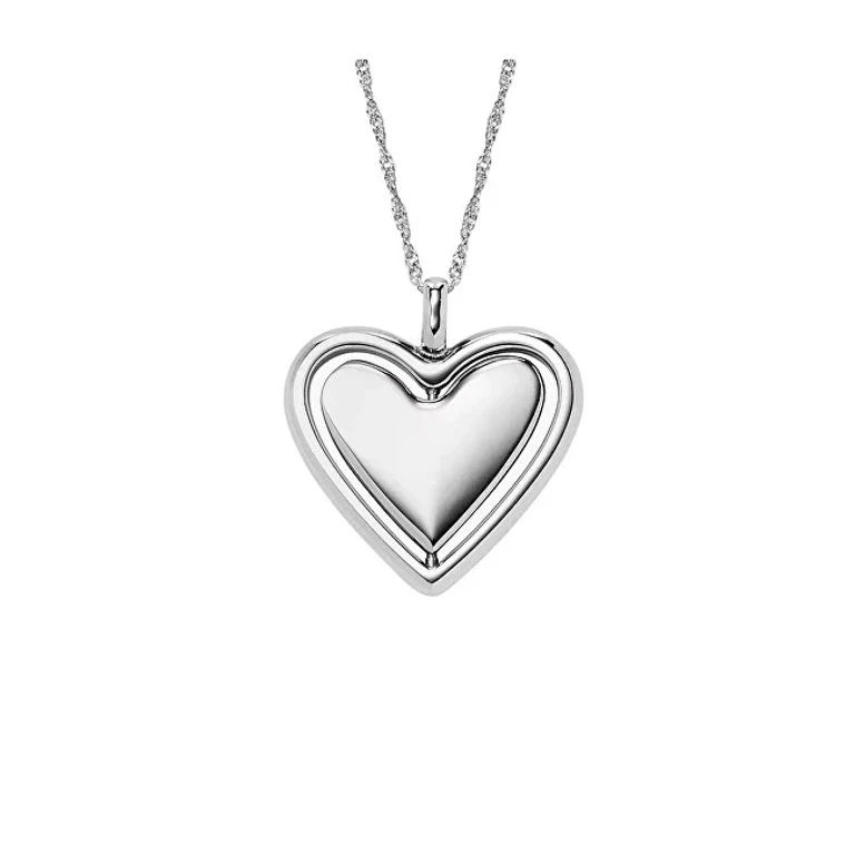 Romantic Heart-Shaped Necklace Jf04836040