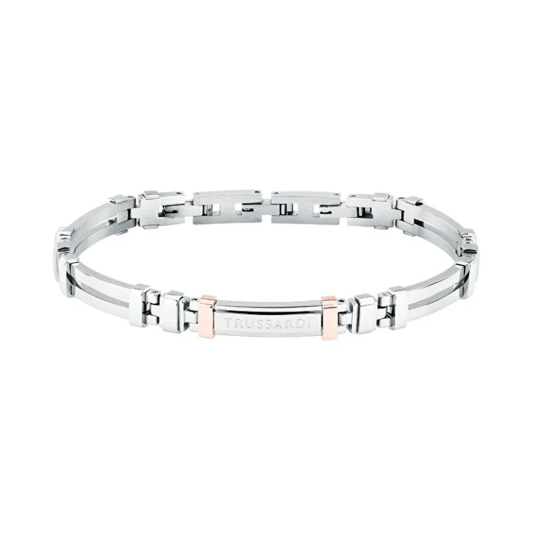 Two-Tone Steel Bracelet for Men T-Steel Tjaxv26
