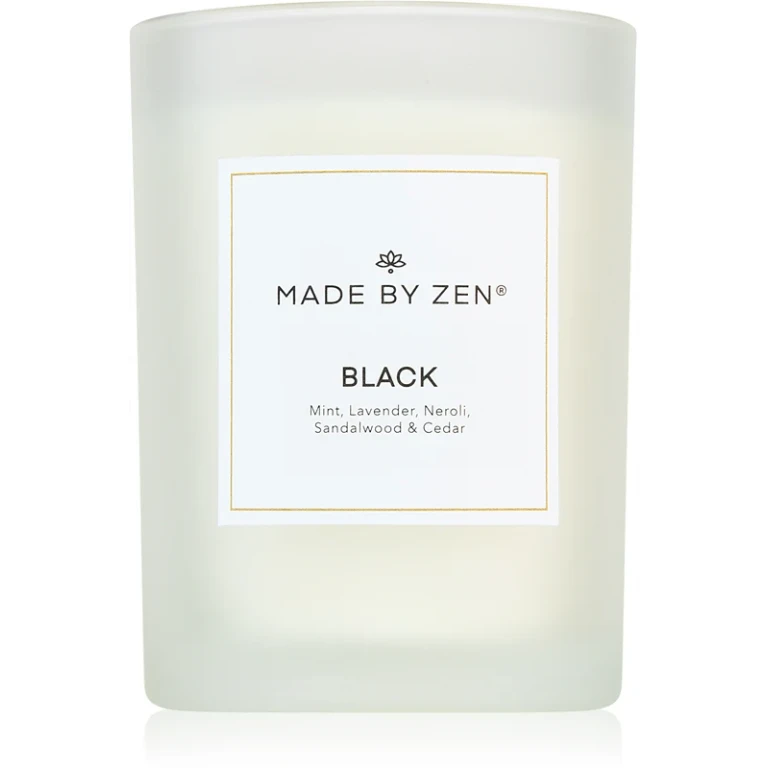 Black scented candle 250 g