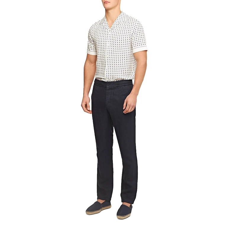 Pantalón de lino italiano Orlebar Brown Griffon Night Iris 28