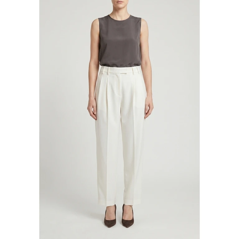 Wooff White Tailored Trousers