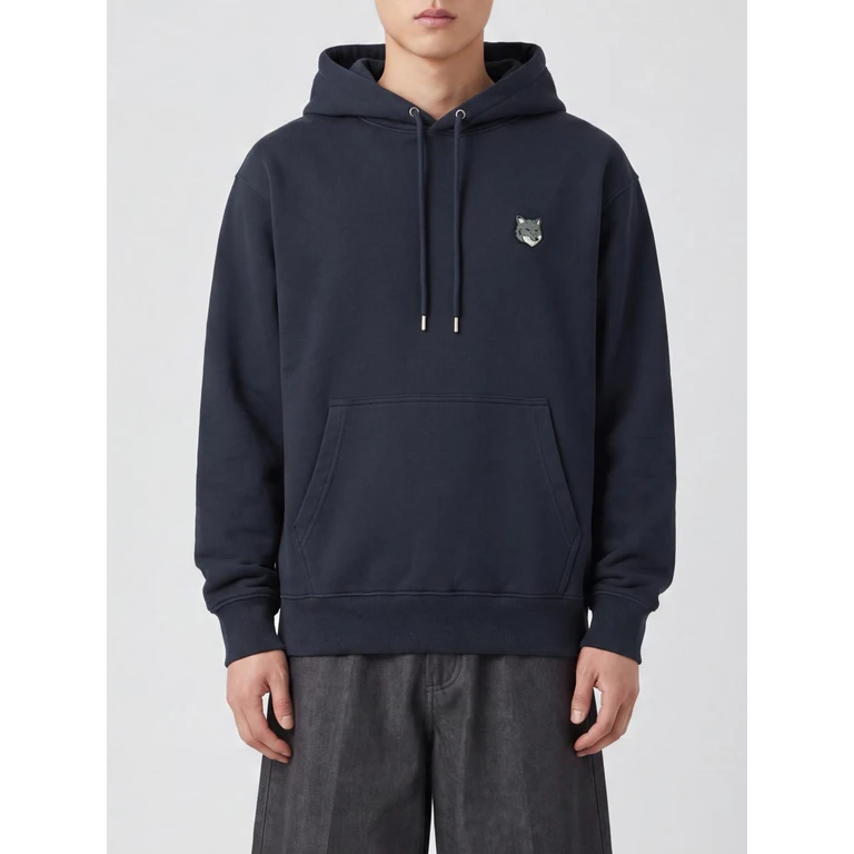Chillax Fox Logo Cotton Hoodie with Kangaroo Pocket (PM00703KM03410413)