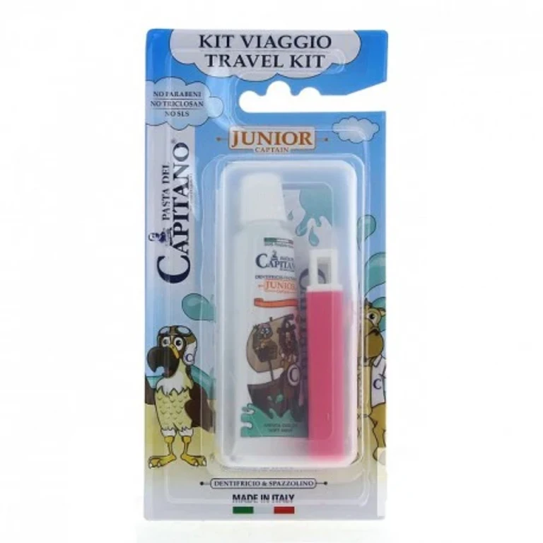 Junior Travel Kit - 20ml Toothpaste + Folding Toothbrush