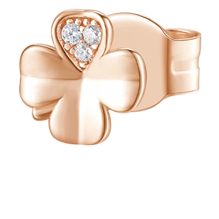 Single Earrings in Lucky Bronze Stories Rzo051