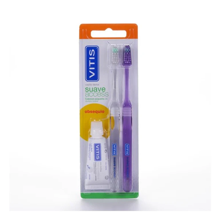 Double Set Den Access Soft Toothbrush Toothpaste