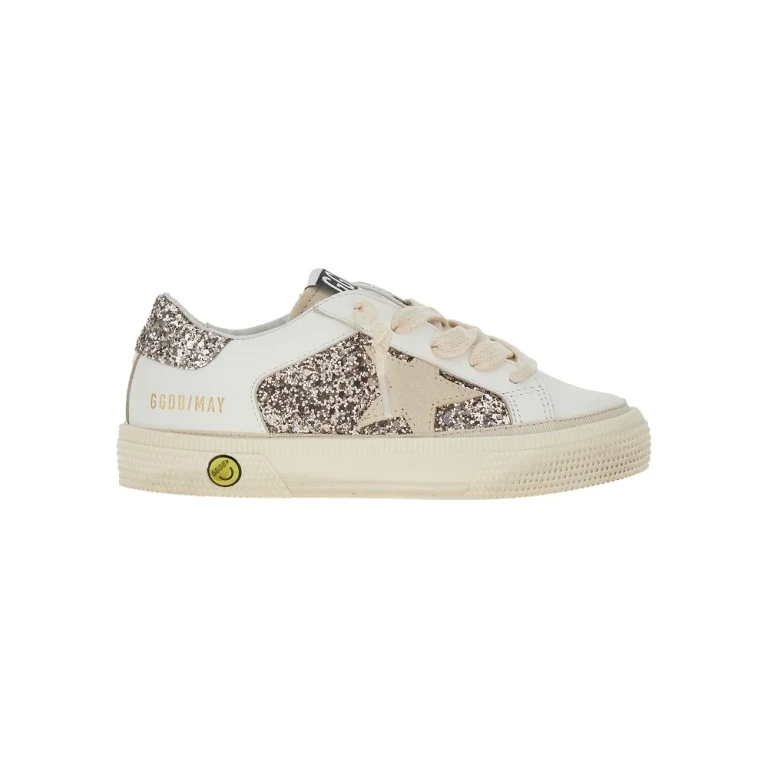 'May' leather and glitter sneakers Kids 29