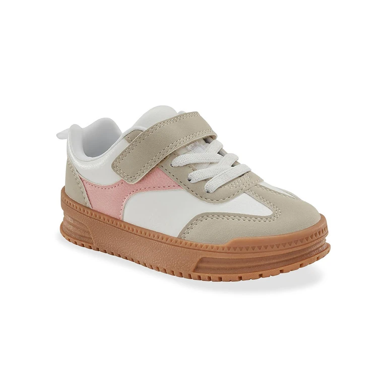 TODDLER GIRLS SNEAKER - WHITE 8:- 8T, White