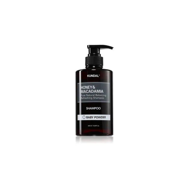 Honey & Macadamia Baby Powder Shampoo naturale for damaged and dry hair 500 ml