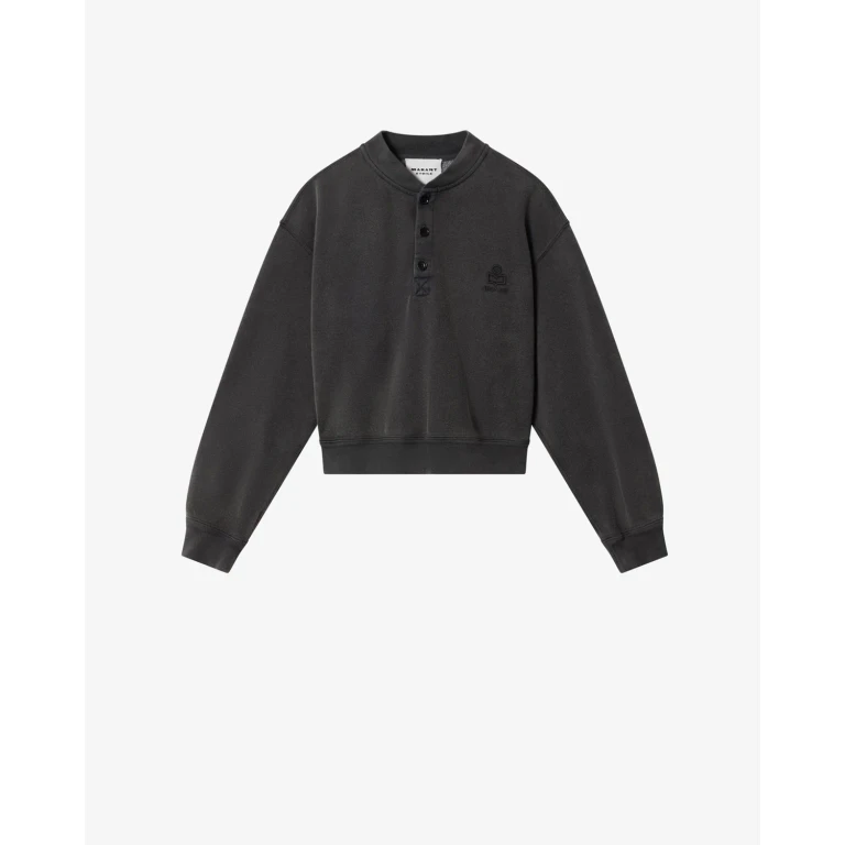 Sweat Shirt Simony - Femme - Noir Délavé - Taille34 - Marant Étoile