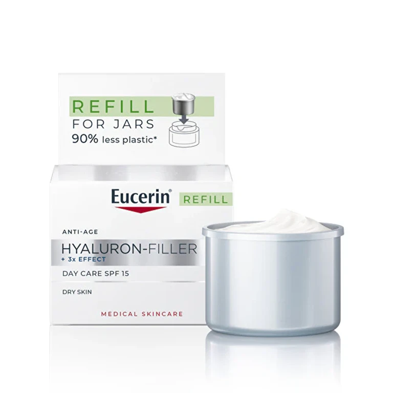 Refill for Cream for Mature Skin SPF 15 Hyaluron-Filler+3X Effect (Refill for Day Care) 50 ml
