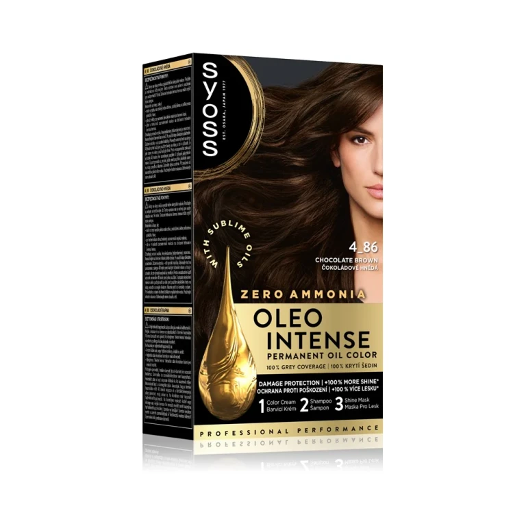 Oleo Intense permanent hair dye with oil color 4-86 Chocolate Brown
