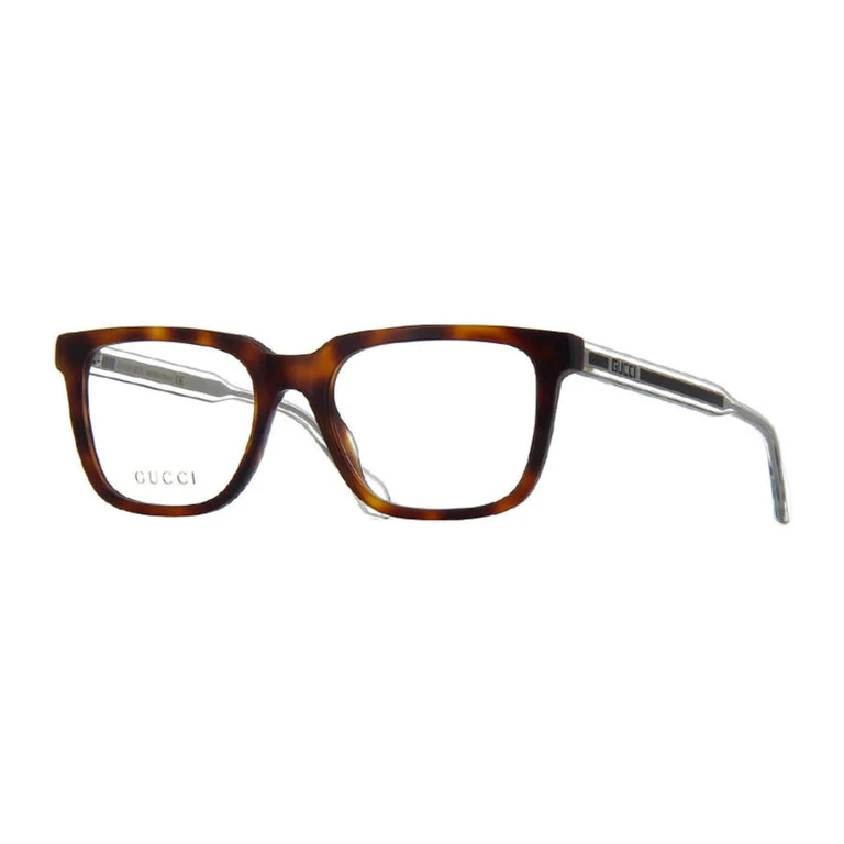 Mens Black Square Eyeglass Frames GG0560O 006