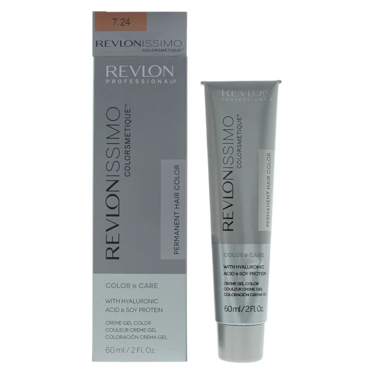 Revlonissimo Colorsmetique Permanent Hair Color 7.24 Pearl Copper Blonde 60 ml