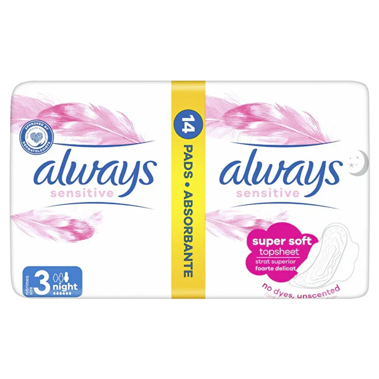 Ultra Sensitive Night Duo Sanitary Pads 14 Pieces
