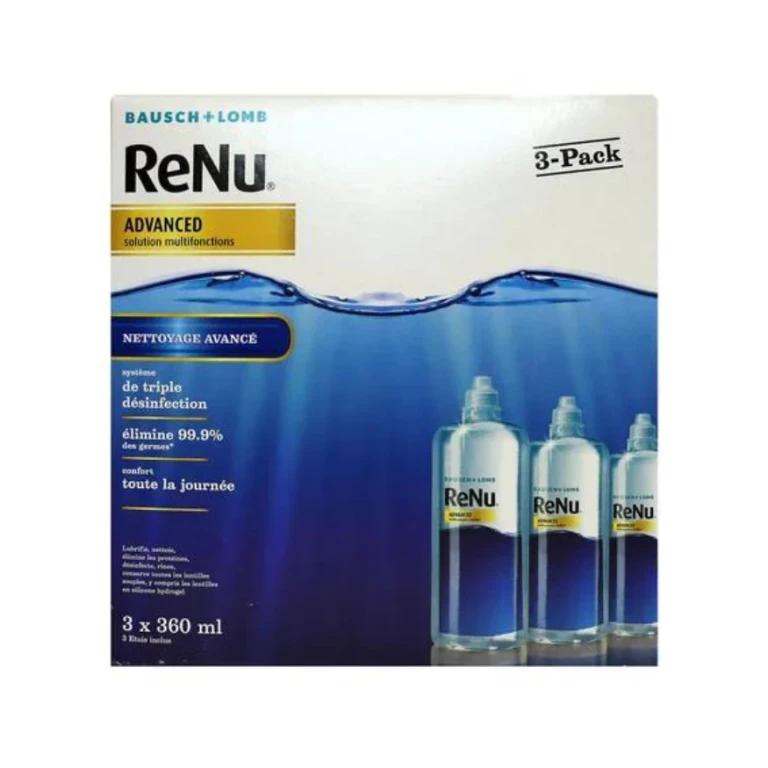 Bausch&Lomb Renu Advanced Multifunction Solution for Soft Lenses 3x360ml