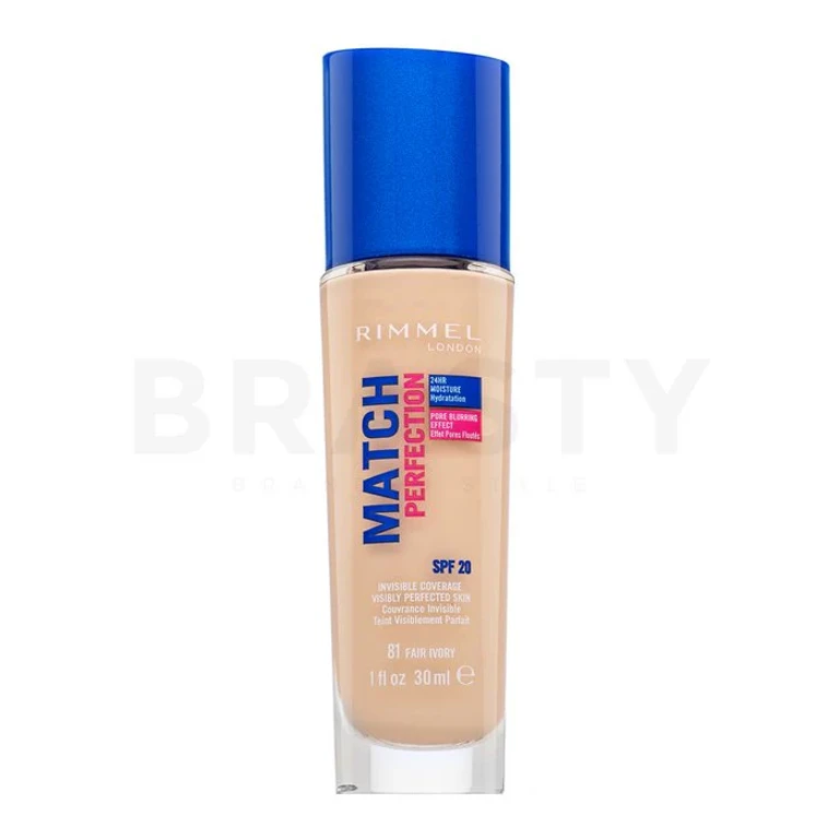 London Match Perfection 24HR SPF20 Foundation 081 Fair Ivory 30 ml