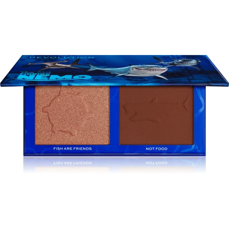 X Finding Nemo Highlighter and Bronzer Palette Color Fish Are Friends 9 g