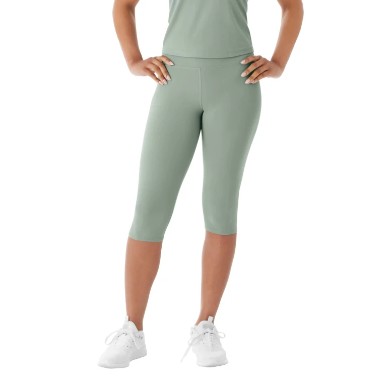 ZEN CAPRI LEGGING - GREEN XS:- Green - Online Only, XS