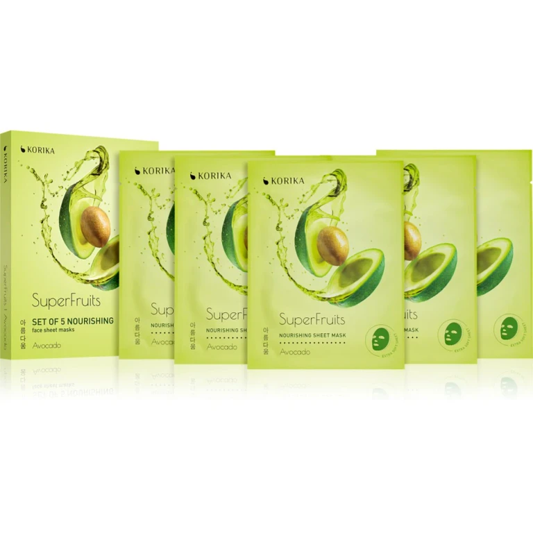 SuperFruits Face Mask at a Reduced Price Nourishing Effect Avocado 5×25 g