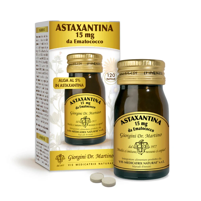 Astaxanthin 15Mg From Haematococcus 30G - Tablets Of 250Mg