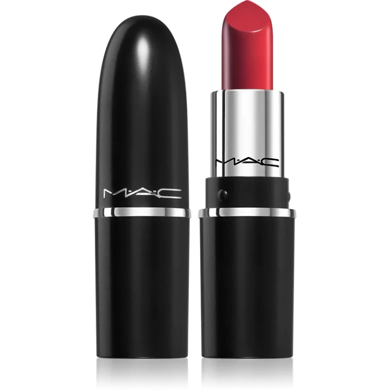 Mini MACximal Silky Matte Mattifying Lipstick Color Ruby Woo 1.7 g