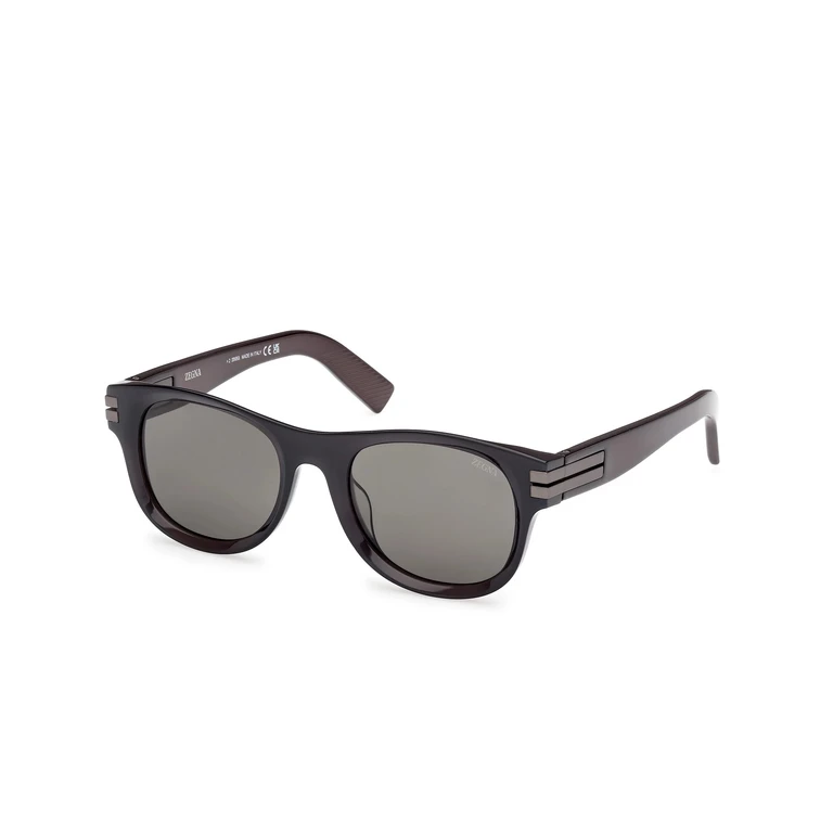 Polarized Smoke Square Mens Sunglasses EZ0268 20D 54