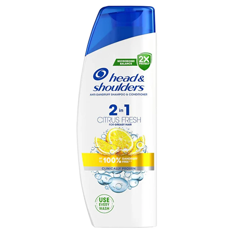 2 In 1 Shampoo and Conditioner for Oily Hair Citrus Fresh (Anti-Dandruff Shampoo and Conditioner) 330 Ml