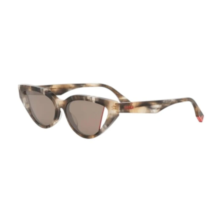 Ladies Black Cat Eye Sunglasses FE40009I 56E