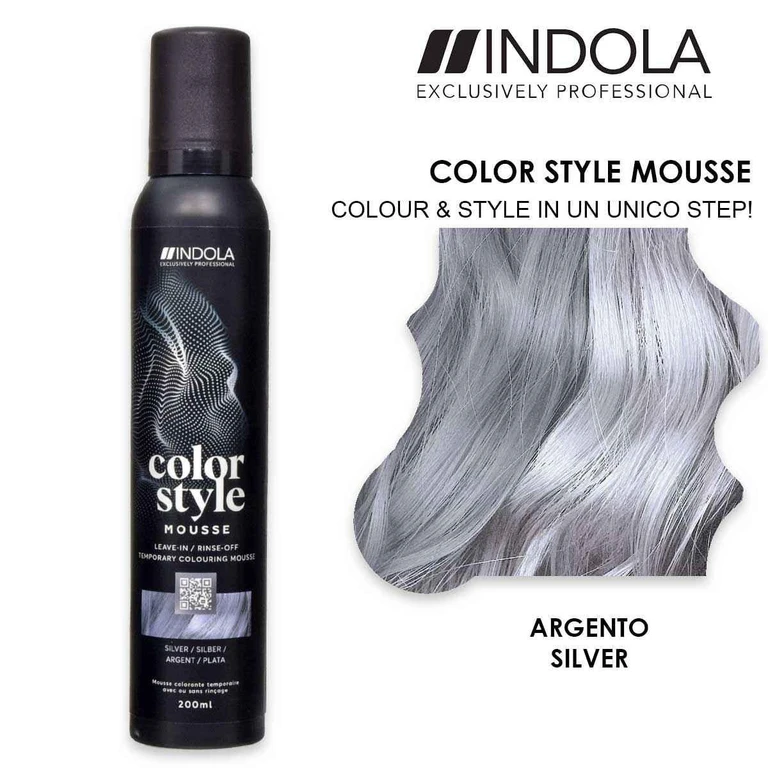 Color Style Mousse 200 ml Silver