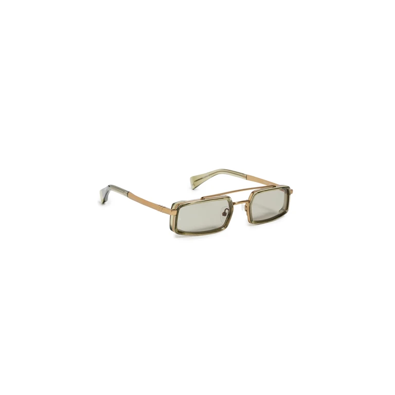 Aviator Metal Sunglasses Bronze Metal/Olive Night One Size