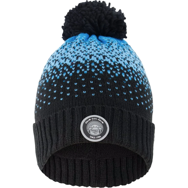 Winter Knit Pompom Hat with Lining - Little Boy
