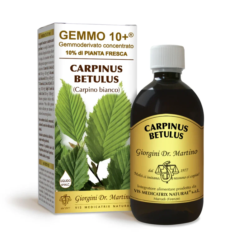 gemmo 10+ white hornbeam 500 ml non-alcoholic liquid
