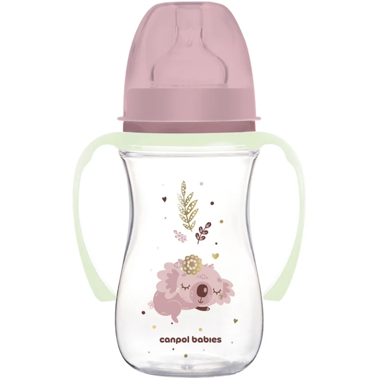 Sleepy Koala Easy Start Anti-Colic Bottle Pink - 240ml Bottle 3m+