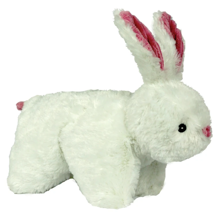 Squooshie Bunny Plush Dog Toy