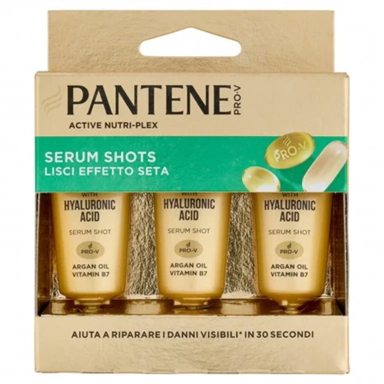 Pantene Pro-V Serum Shots 3 Ampoules Of 15 Ml Regenerates & Protects With Vitamin B7 45 Ml