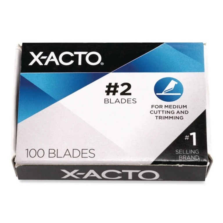 No. 2 Bulk Pack Blades for X-Acto Knives (100/Box)