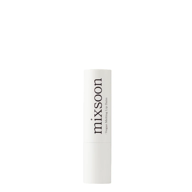 Vegan melting lip balm Mixsoon transparent