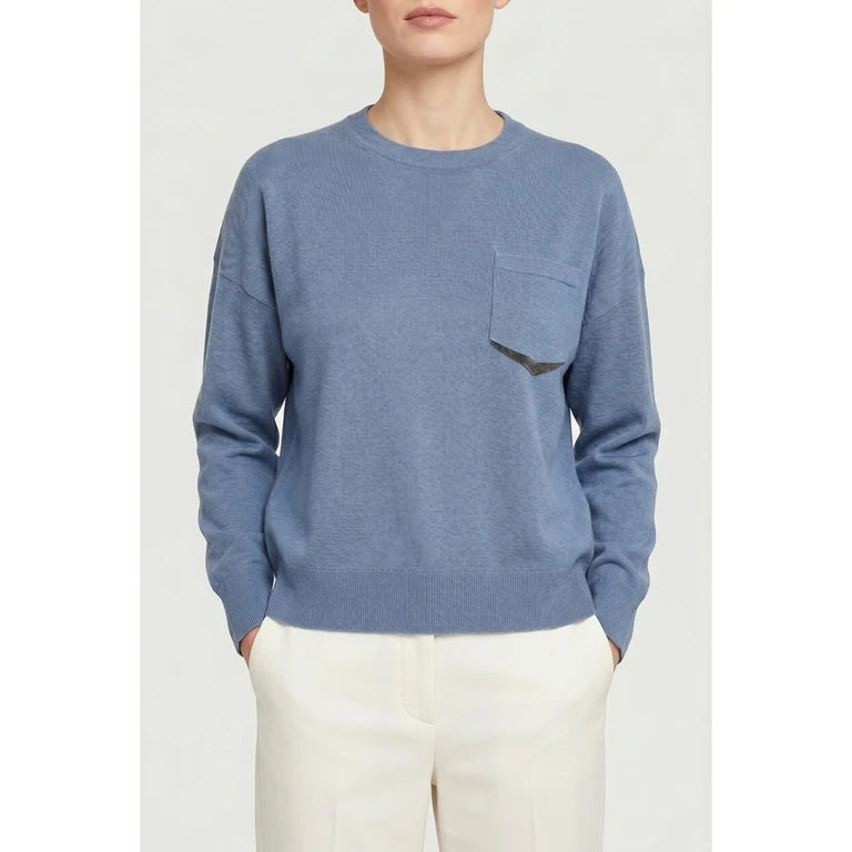 Woblue Wool Relaxed Sweater