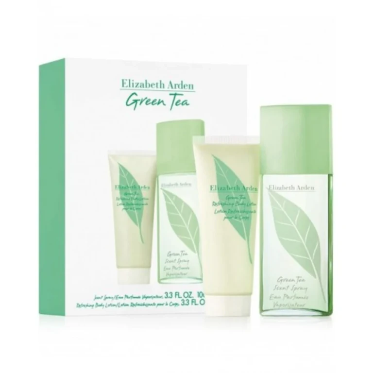 Green Tea EDP 100 ml Cadeauset en Green Tea and Honey Drops Body Cream 100 ml