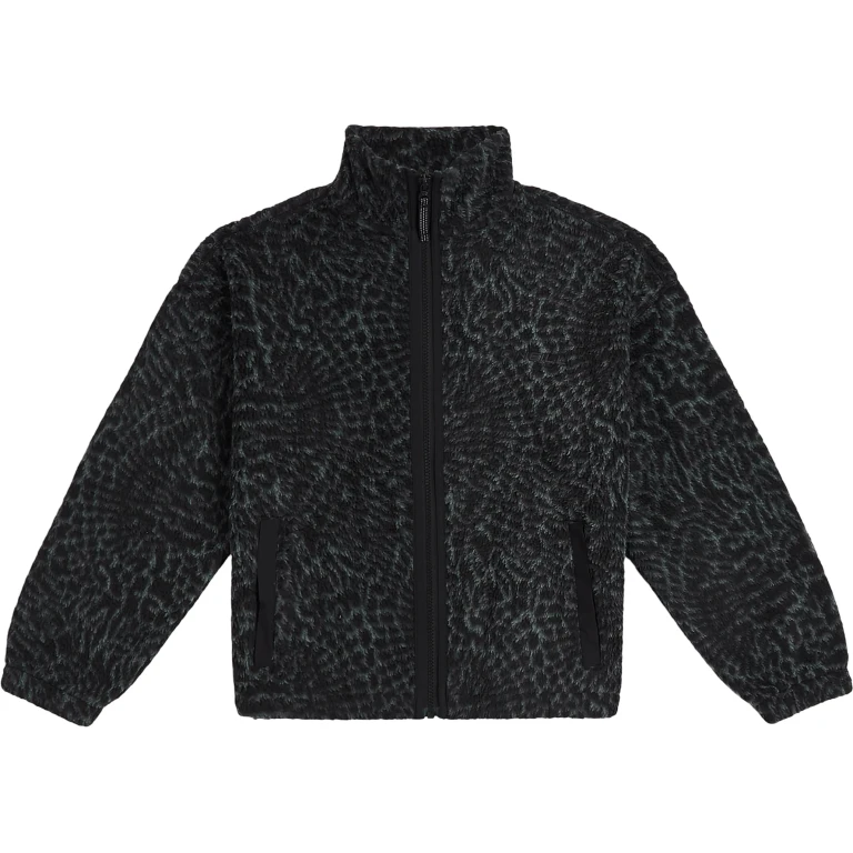 High Pile Full Zip Fleece Jacket - Girls