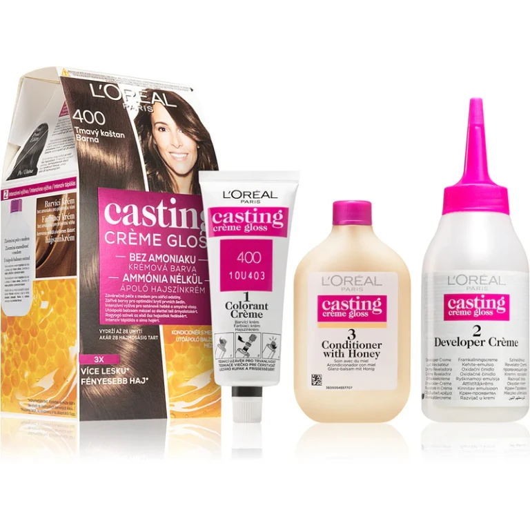 L'Oréal Paris Casting Creme Gloss hair dye color 400 dark brown