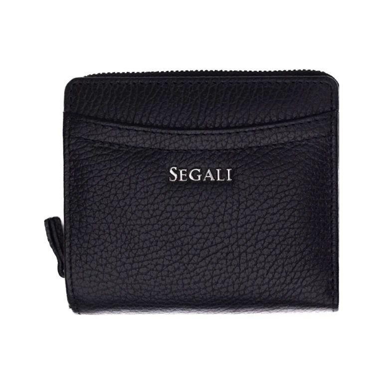 Women's Leather Wallet 7544 black