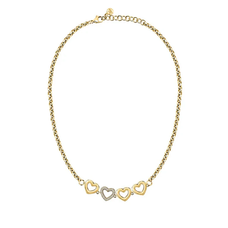 Delicious Heart Necklace Gold Plated Savo23