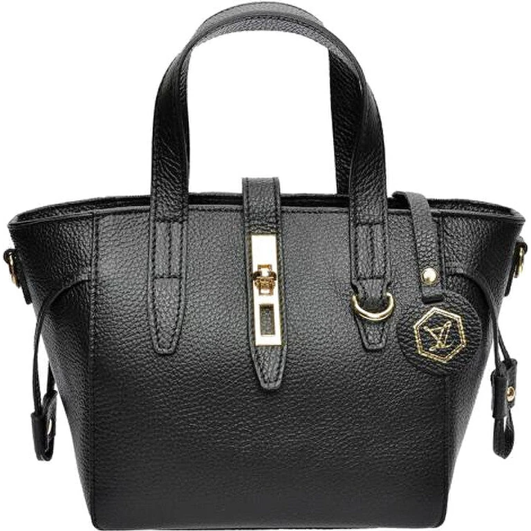 Women's Leather Handbag 127 black