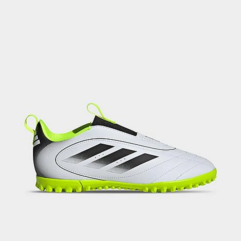 Botines de fútbol adidas Big Kids Goletto 9 Laceless Turf