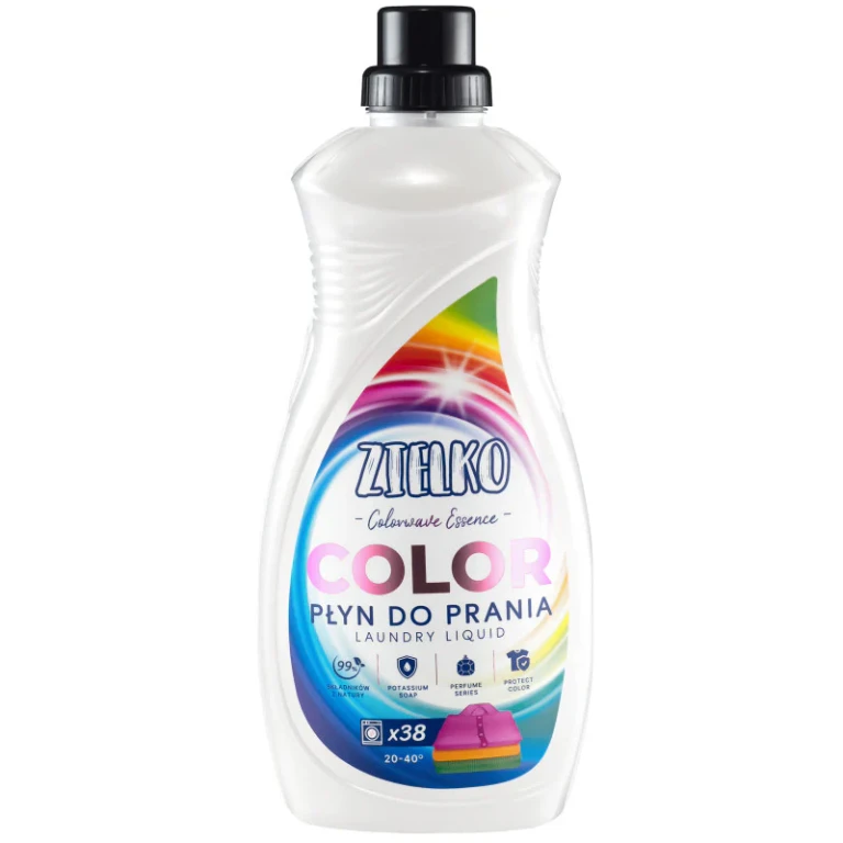 Zielko Colorwave Essence - 色柄物用マイルド液体洗剤 1520ml