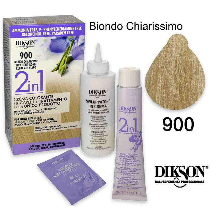 2 In 1 Color Cream 900 Very Light Blonde